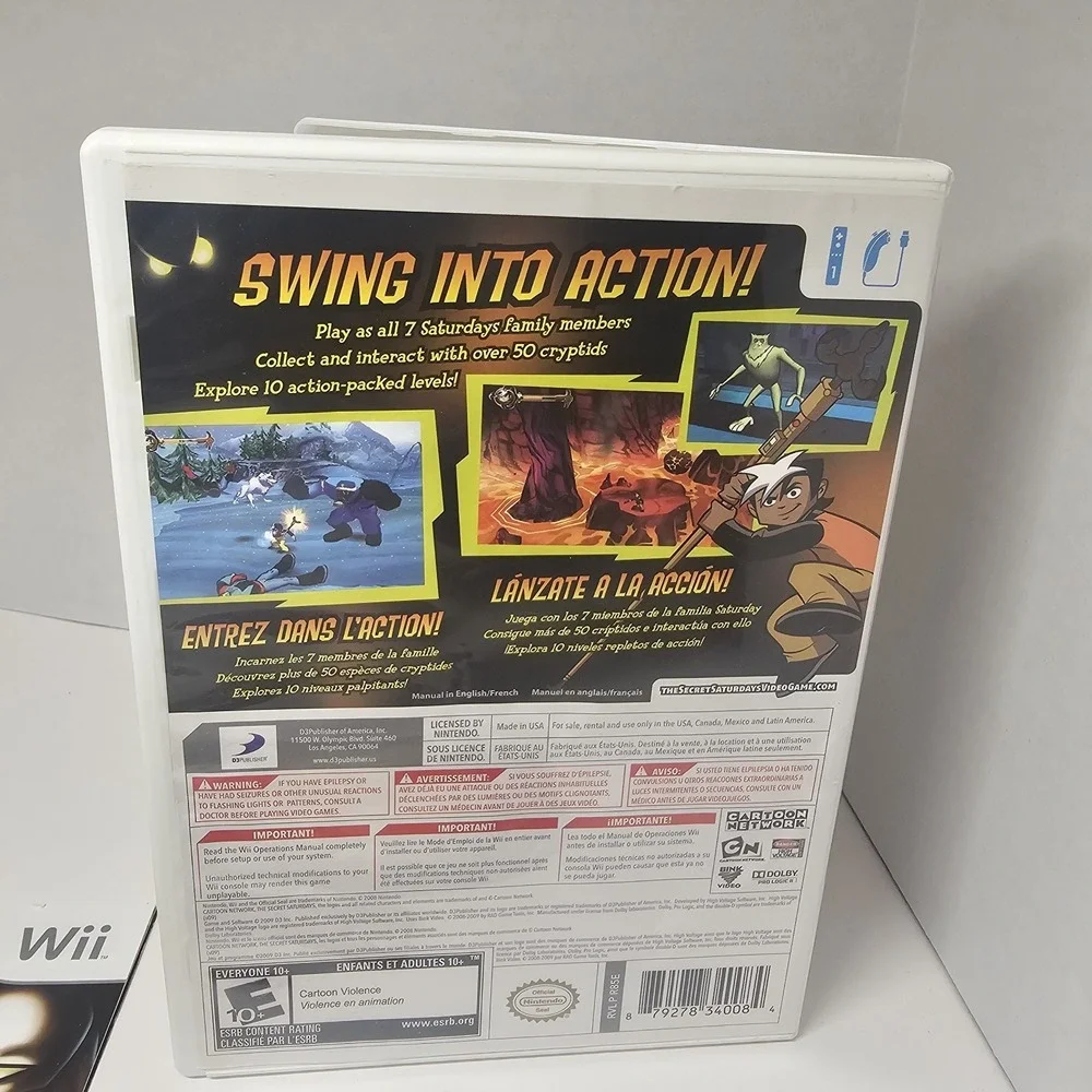 Secret‎ Saturdays: Beasts of the 5th Sun (Nintendo Wii, 2009)